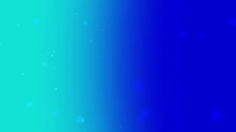 Cyan to Deep Blue Smooth Gradient Background with Floating Soft Particles Vidéo 310936891