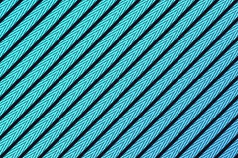 Cyan diagonal textured bands create a clean geometric surface with dark Illustrazione stock