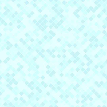 Cyan diamond pattern. Seamless vector Stock Illustration