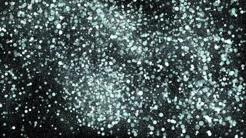 Cyan Dust Background Stock Footage 72251348