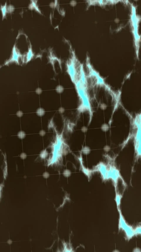 Cyan Electric Crack Texture on Dark Grid Vertical Motion Loop Video stock 345650714