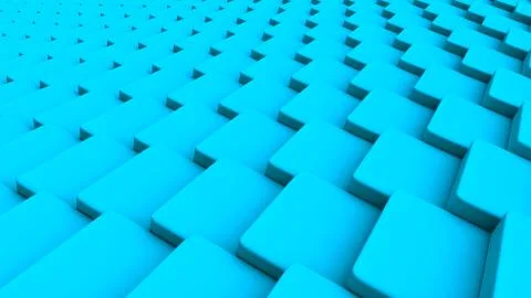 Cyan geometric pattern Stock Illustration