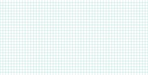 Cyan geometric plotting scale mesh on an empty plane surface, mathematics Stock Illustration