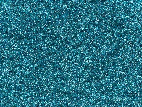 Cyan glitter for texture or background sparkling shiny wrapping paper texture Stock Photos