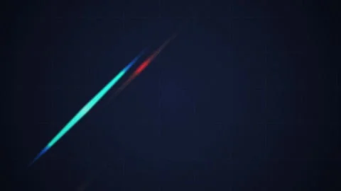 Cyan glowing laser lines moving seamless loop motion background Stock Footage 345075742