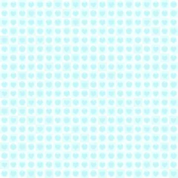 Cyan heart pattern with dots and squares. Seamless vector 스톡 일러스트