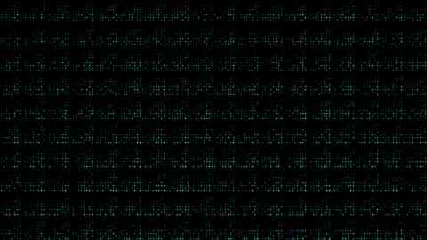 Cyan hi-tech circular dots half tone futuristic geometrical background Stock Footage 307517210