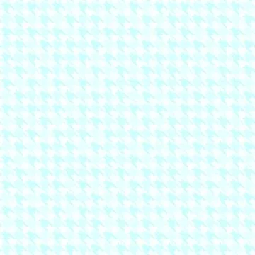 Cyan houndstooth background. Seamless vector pattern Stock Illustration