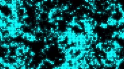Cyan led lights wall  Background Stock Footage 45585401