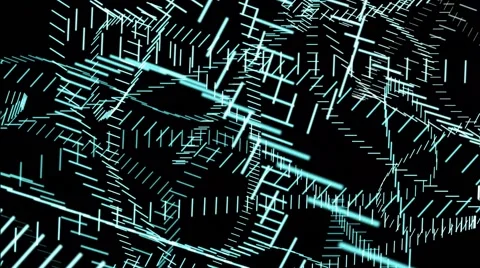 Cyan Lines Animated Background Video stock 41697193