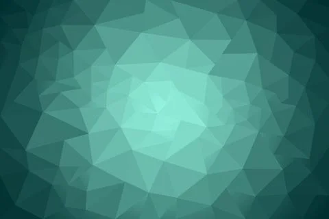 CYAN Low poly crystal background with gradient , geometrical background ,Poly Stock Illustration