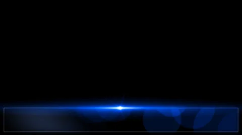 Cyan Lower Third Stock Footage 39743302