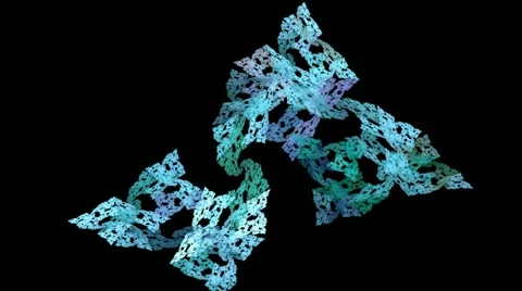 Cyan morphing, seamless loop 1080 库存影片 10862295