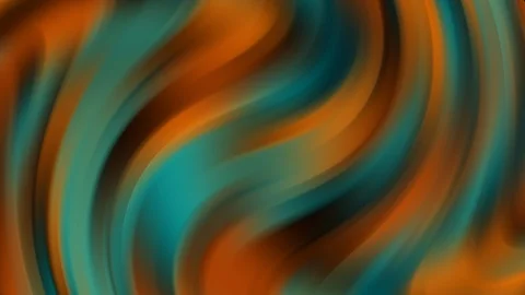 Cyan Orange Wave Gradient Animation Video stock 116873135
