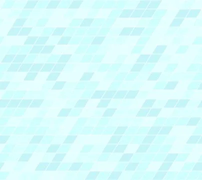 Cyan parallelogram pattern. Seamless vector Stock Illustration