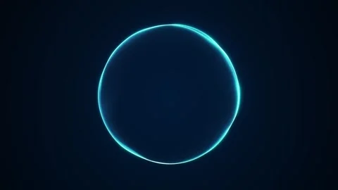 Cyan particle energy orb loop with fading intro for quantum data and scienc.. Stock-Footage 338106478