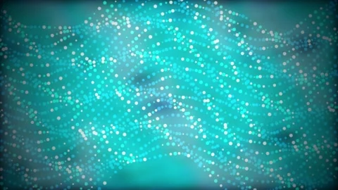 Cyan particles flow in a seamless loop across the screen Stock Footage 343324647