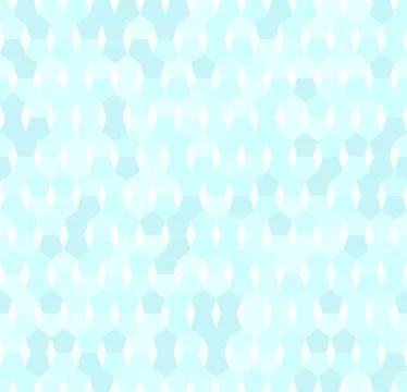 Cyan pentagon pattern. Seamless vector Stock Illustration