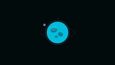 Cyan Planet Earth Orbit Protect Eco Green Animation Loop Stock Footage 342610382