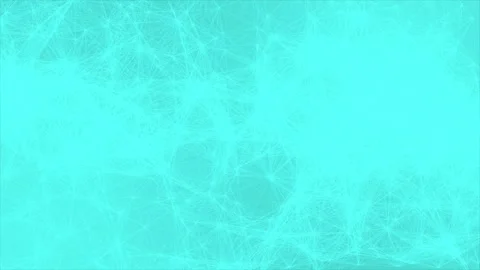 Cyan plexus Abstract digital connection dots and lines,Technology background Stock Footage 295935521
