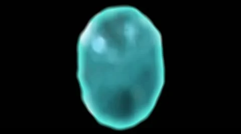 A cyan portal Stock Footage 11128887