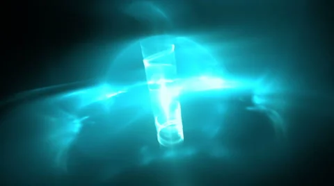 Cyan seamless looping background d6108 L Stock Footage 2974563