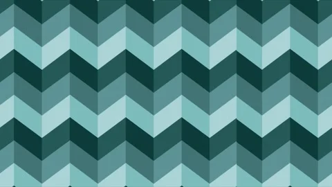 Cyan simple zig-zag pattern seamless background moving left side Stock Footage 272427112