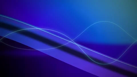 Cyan sine wave lines flowing seamless loop motion background Stock Footage 344231409