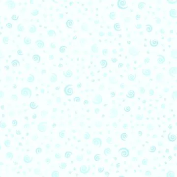 Cyan spiral pattern. Seamless vector Stock Illustration