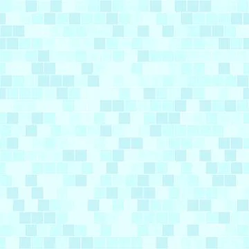 Cyan square pattern. Seamless vector background Stock Illustration