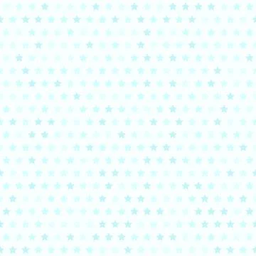 Cyan star pattern. Seamless vector Illustrazione stock