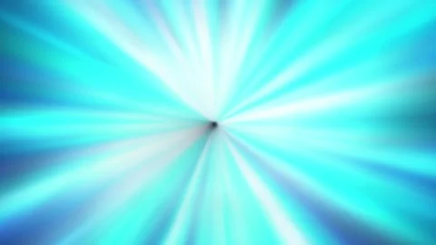 Cyan Starburst Radial Light Rays Zoom Fast Dynamic Motion Stock Footage 339288861