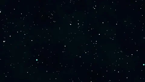 Cyan Starry Sky Background with Seamless Cosmic Space Loop Vidéo 340192966