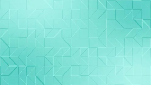 Cyan various different shapes minimal geometrical futuristic background Stock Footage 302559850