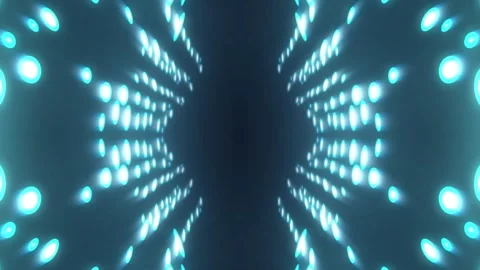 Cyan White Dot Grid Light Burst Background 库存影片 347176187