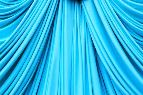 Cyans curtain texture Stock Photos