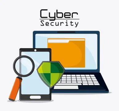 Cyber and System Security icon Stock Illustration