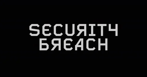 Cyber attack alert russian modern glitch concept animation Stock Footage 220432889