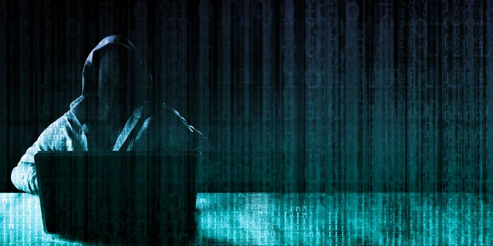 Cyber Attack Concept Stock Illustration