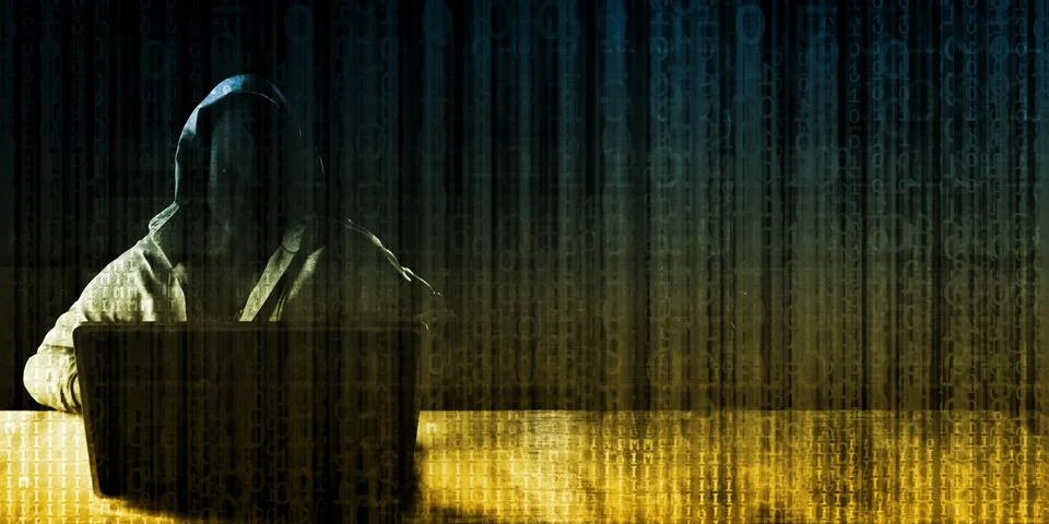 Cyber Attack Concept Stock Illustration