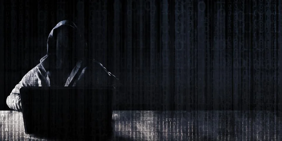 Cyber Attack Concept Stock Illustration