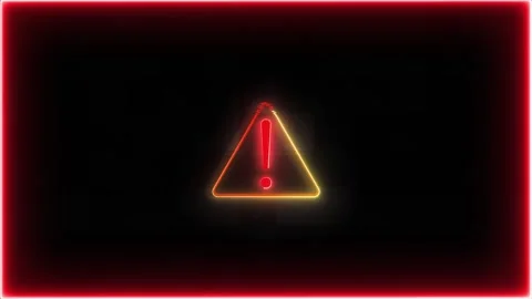 Cyber attack error warning computer protection, safety internet security Stock Footage 313984047