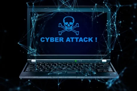 Cyber attack Stock Footage