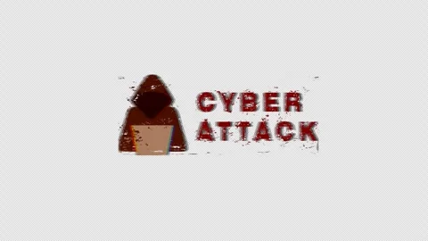 Cyber attack 库存影片 334638581