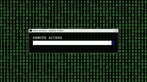 Cyber Attack Green Binary Code Hacking System Abstract Background Concept Stock Footage 231328424