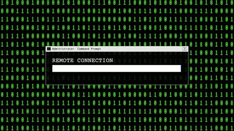 Cyber Attack Green Binary Code Hacking System Abstract Background Concept Stock Footage 231328597