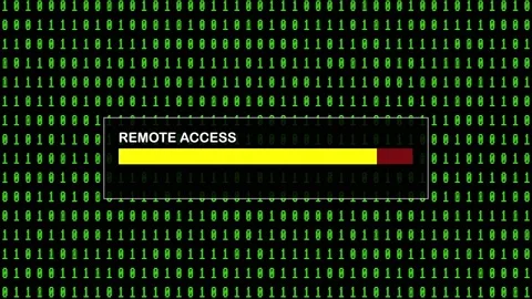 Cyber Attack Green Binary Code Hacking System Abstract Background Concept Stock Footage 231328663