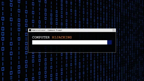 Cyber Attack Hacker Abstract Blue Binary Code Abstract Background Concept Stock Footage 231316945