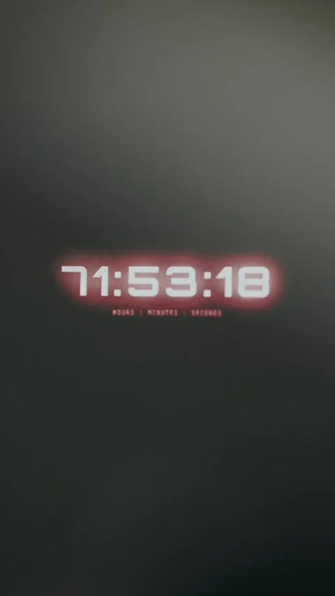 Cyber attack interface with countdown timer warning before file deletion Stock Footage 335463341