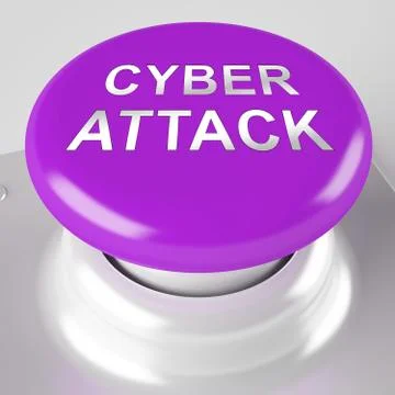 Cyber Attack Prevention Security Firewall 3d Rendering Stock Illustration